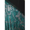 Natural silk hand embroidered shawl MD107