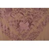 Natural silk hand embroidered shawl G185