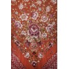 Natural silk hand embroidered shawl G333