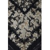 Natural silk hand embroidered shawl G368