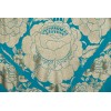 Natural silk hand embroidered shawl G370