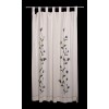 Floral embroidered curtain CR163