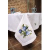 Hand embroidered tablecloth 308
