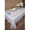 Blue hand embroidered tabletloth 97