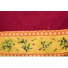 Jacquard tablecloth with yellow border 1301