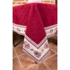 Jacquard tablecloth with grey border 1302