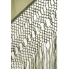 Natural silk hand embroidered shawl G301