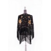 Natural silk hand embroidered jacket CH4