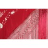 Natural silk hand embroidered shawl NC