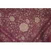 Natural silk hand embroidered shawl AR