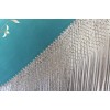Natural silk hand embroidered shawl MD76M