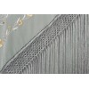 Natural silk hand embroidered shawl J490