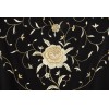 Natural silk hand embroidered shawl MD46