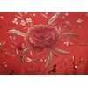 Natural silk hand embroidered shawl MD28