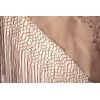 Natural silk hand embroidered shawl MD122