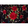 Natural silk hand embroidered shawl G114