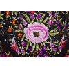 Natural silk hand embroidered shawl G283