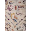 Mantón antiguo seda natural bordado a mano M.ANT-12