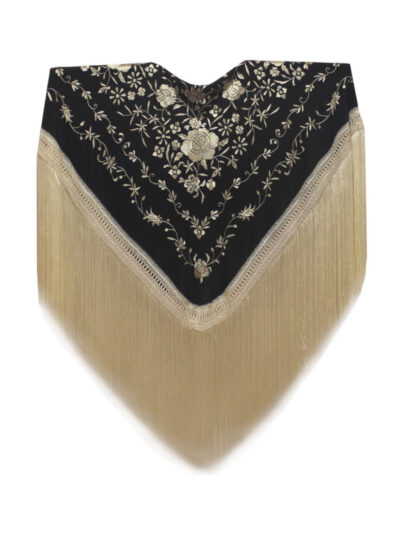 Mantón de Manila bordado a mano de seda natural AC