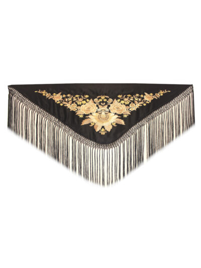 Mantoncillo bordado tonos beige PK