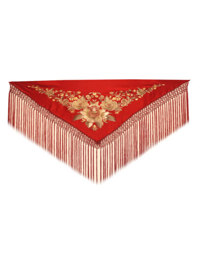 Mantoncillo bordado tonos beige PK