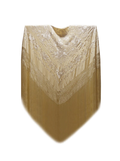 Mantón de Manila bordado a mano de seda natural G685