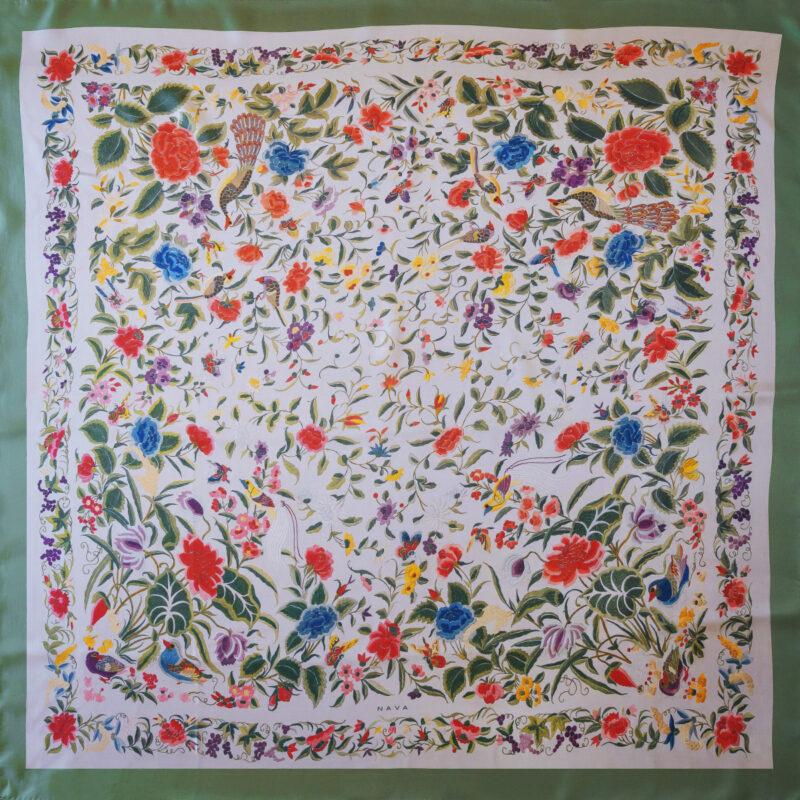 Pañuelo de seda estampado PS5