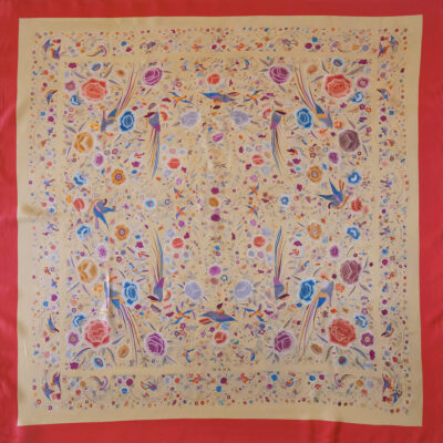 Pañuelo de seda estampado PS12