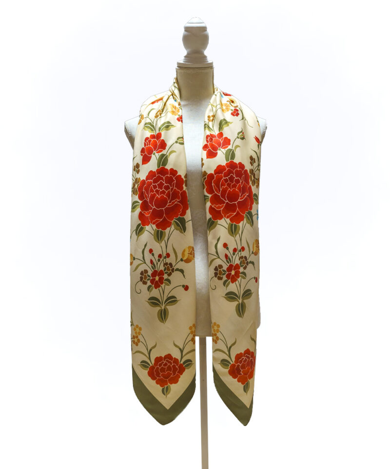 Pañuelo de tacto seda estampado PTS3 - Imagen 2