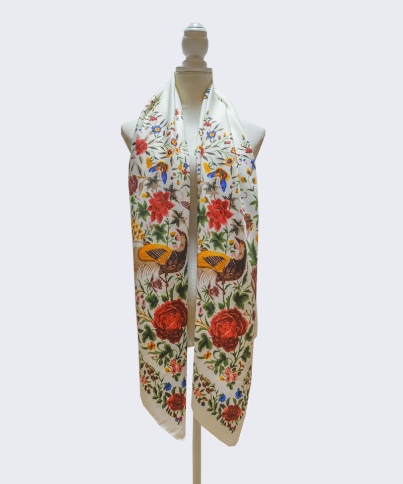 Pañuelo de tacto seda estampado PTS4 - Imagen 2
