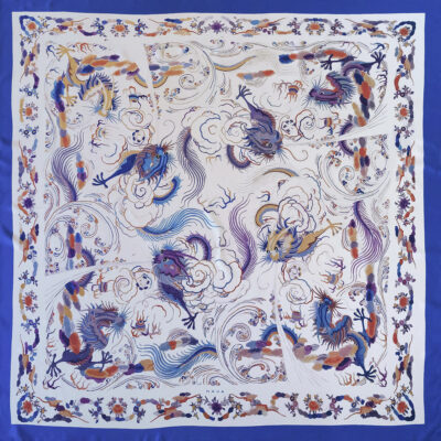 Pañuelo de seda estampado PS10
