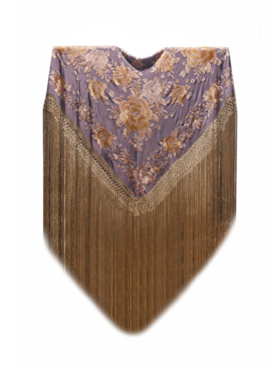 Mantón de Manila bordado a mano de seda natural G115E
