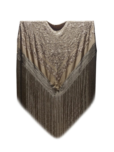 Mantón de Manila bordado a mano de seda natural G706