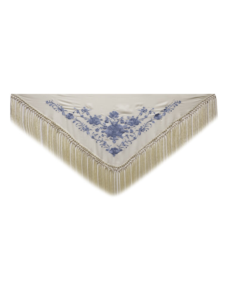 marfil/ azul empolvado